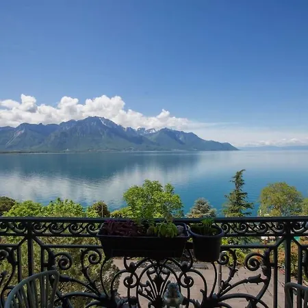 아파트 Avec Vue Panoramique A 2 Pas Du Leman *